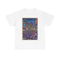 Cyberpunk City Night T-Shirt — Neon Tokyo Street Scene Graphic Tee