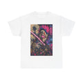 Graphic Tee — Neon Samurai Street Art Shirt - Japanese Streetwear T-Shirt | Tokyo Style X