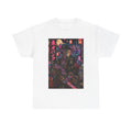 Cyberpunk Samurai T‑Shirt — Neon Night Streetwear with Japanese Text