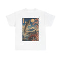 Koi & Mount Fuji T-Shirt — Japanese Cherry Blossom Retro Art Tee