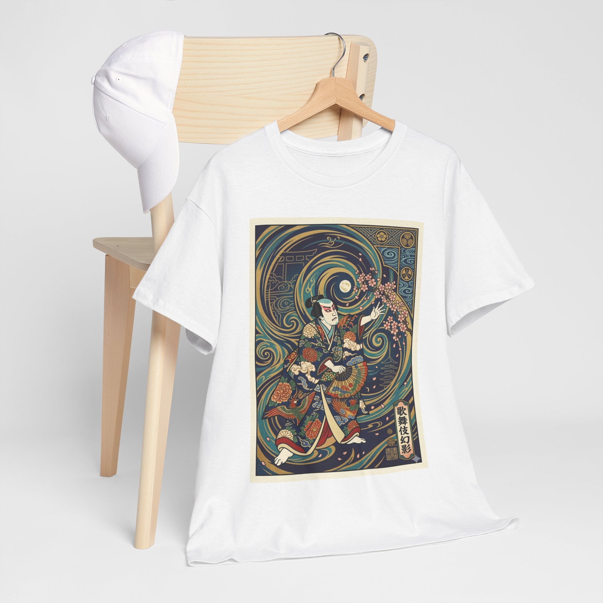 Mythic Dancer Graphic Tee — Vintage Japanese Ukiyo-e Style