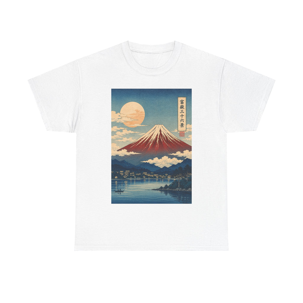 Mount Fuji Vintage Art T‑Shirt — Japanese Landscape Print