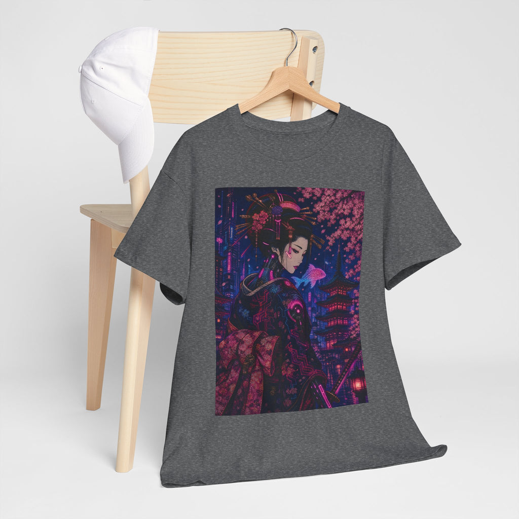 Anime Cyberpunk Geisha T-Shirt