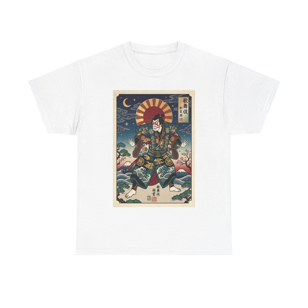 Samurai Ukiyo-e Art Tee – Vintage Japanese Warrior Graphic T-Shirt