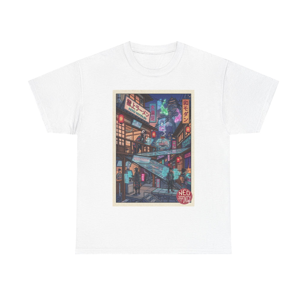 T-Shirt — Neon Cityscape Anime Streetwear Tee ("Neo Tokyo") - Japanese Streetwear T-Shirt | Tokyo Style X