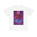 Vaporwave Mt. Fuji Wave Tee — Neon Cyberpunk Japanese Art Shirt