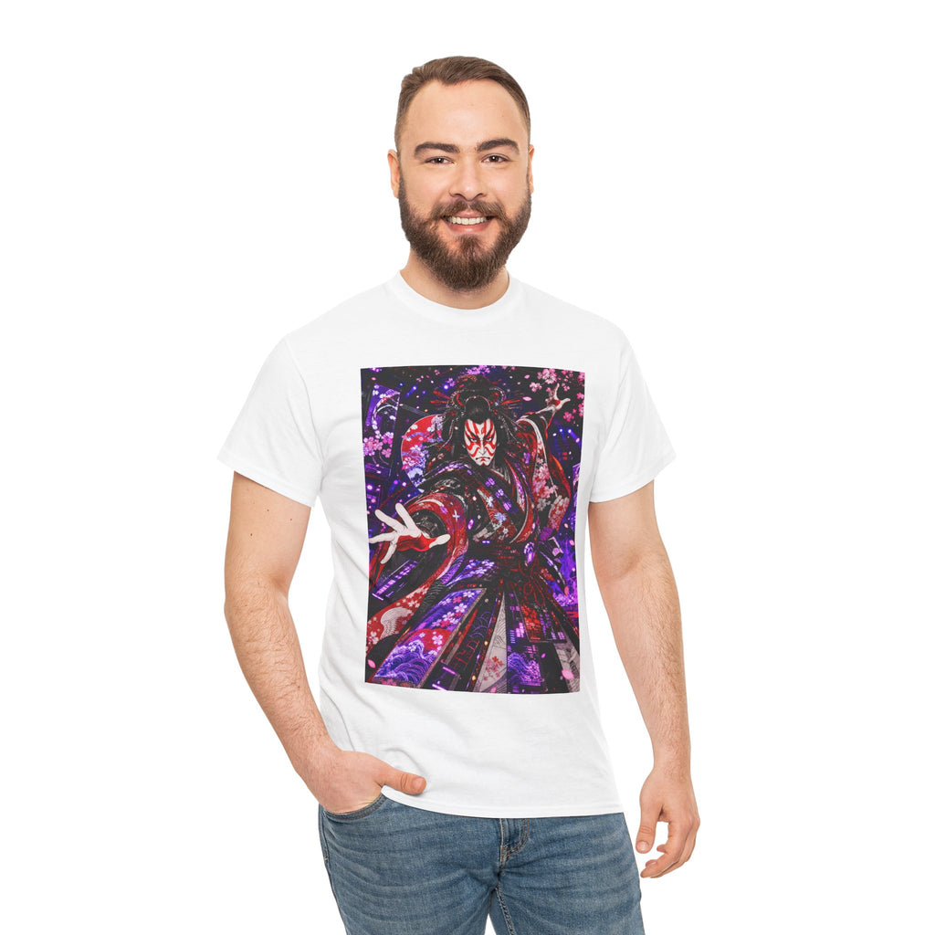 Demon Samurai Graphic Tee — Bold Anime Warrior T-Shirt