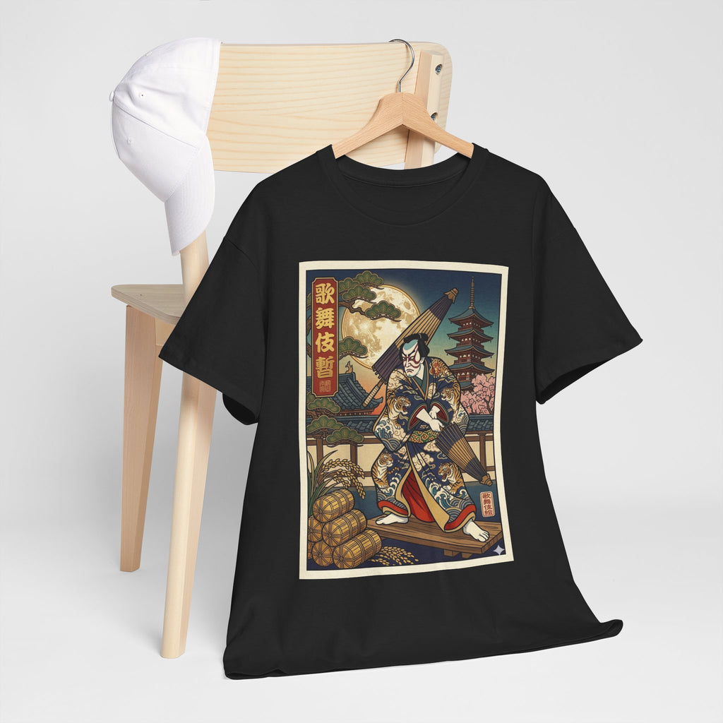 Samurai Ukiyo-e Graphic Tee — Vintage Japanese Warrior Art T-Shirt