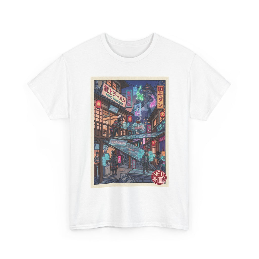 T-Shirt — Neon Cityscape Anime Streetwear Tee ("Neo Tokyo") - Japanese Streetwear T-Shirt | Tokyo Style X