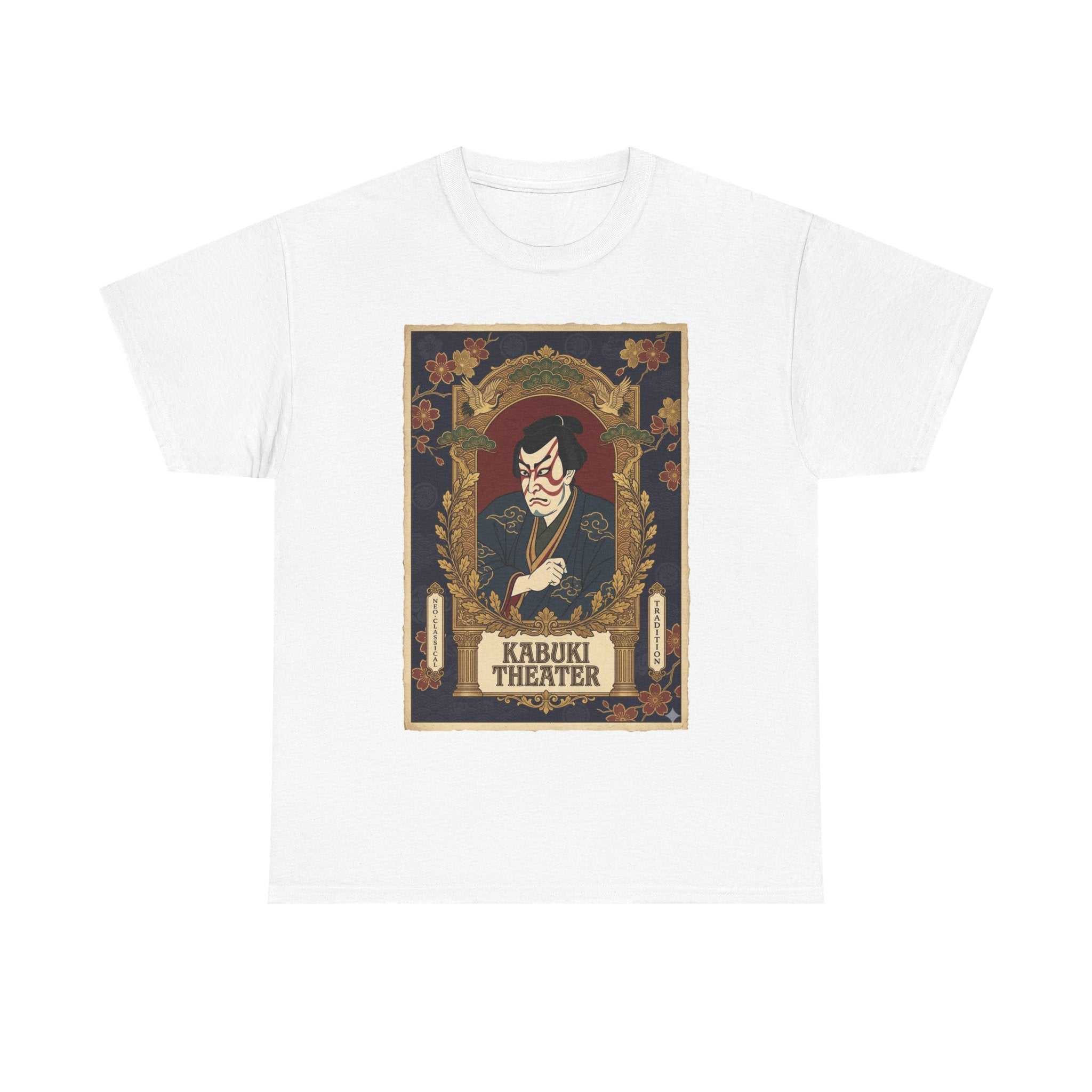 Kabuki Theater Graphic Tee – Vintage Japanese Theater Poster T-Shirt