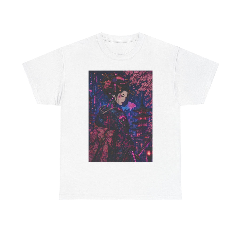 Anime Cyberpunk Geisha T-Shirt