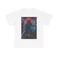 Cyber Samurai T‑Shirt — Neon Ronin Sword Art Tee