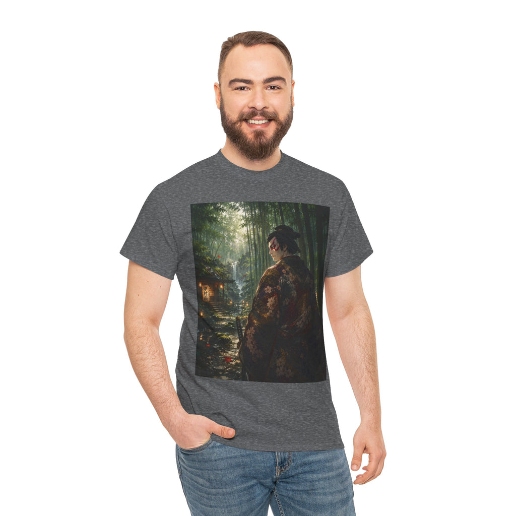 Japanese Geisha Forest Night T-Shirt