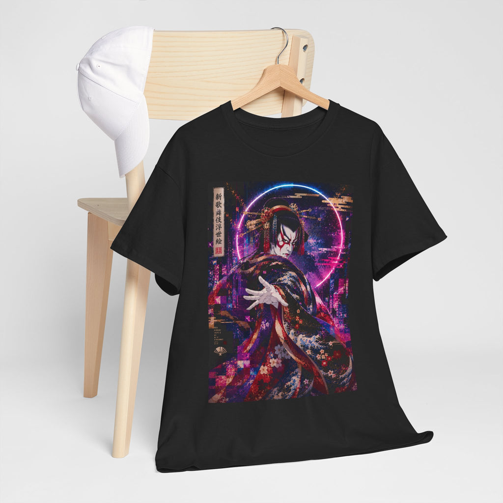 Anime Kimono Tee — Neon Samurai Aesthetic