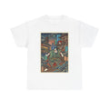 Samurai Night Streetwear Tee — Vintage Ukiyo-e Style Japanese Warrior Graphic Shirt