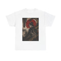 Samurai Wave Graphic Tee — Red Sun Japanese Warrior Art T‑Shirt