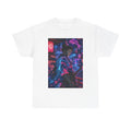 Cyberpunk Samurai T-Shirt — Neon City Nightscape Graphic Tee