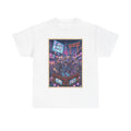 Anime Cyberpunk City T-Shirt — Neon Tokyo Street Scene