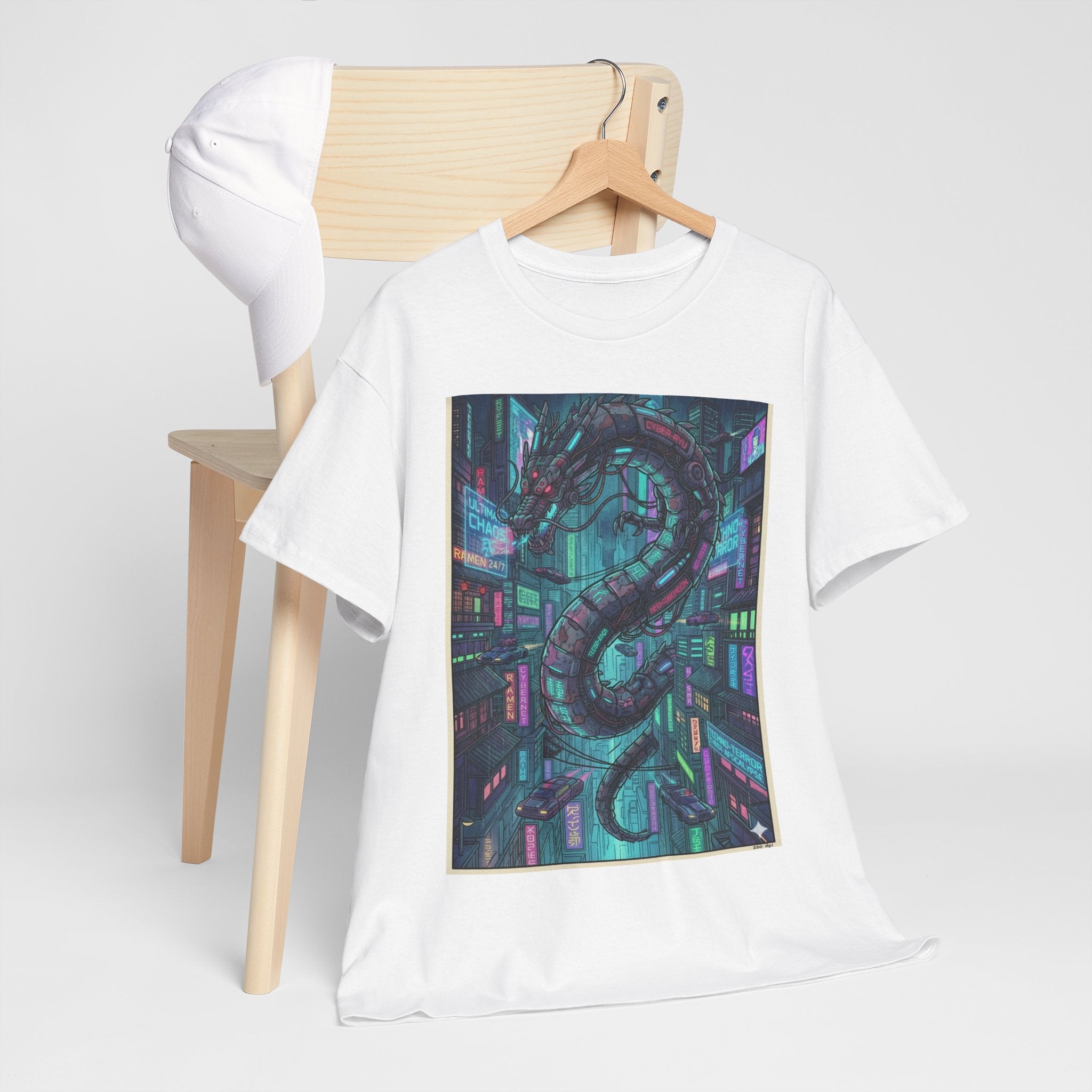 Cyberpunk Serpent T‑Shirt — Neon Futuristic Snake Graphic Tee