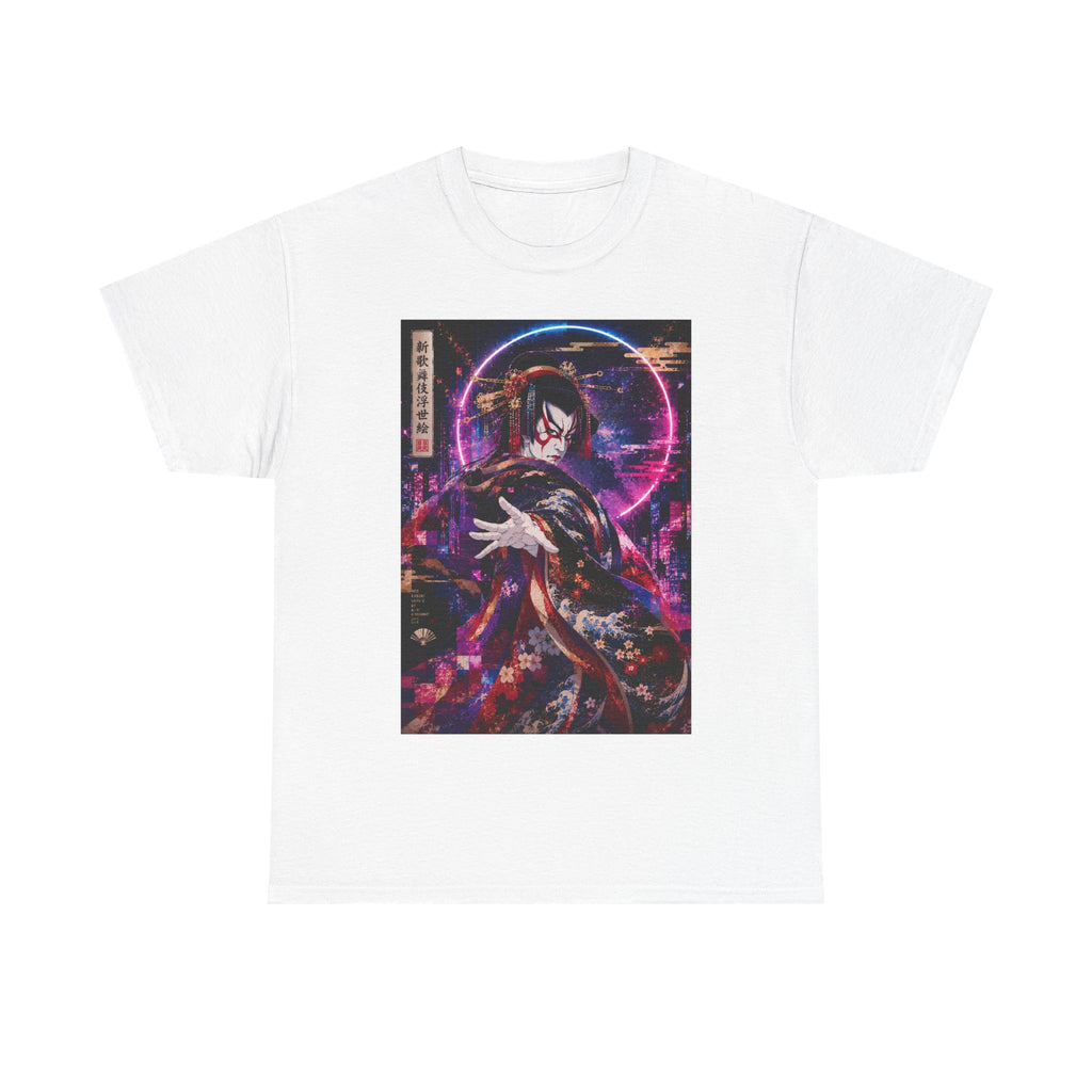 Anime Kimono Tee — Neon Samurai Aesthetic