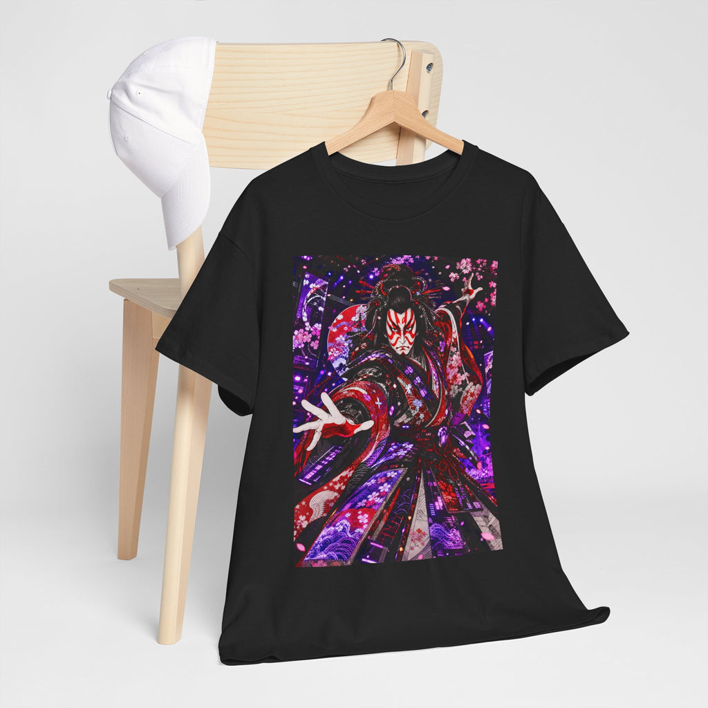 Demon Samurai Graphic Tee — Bold Anime Warrior T-Shirt