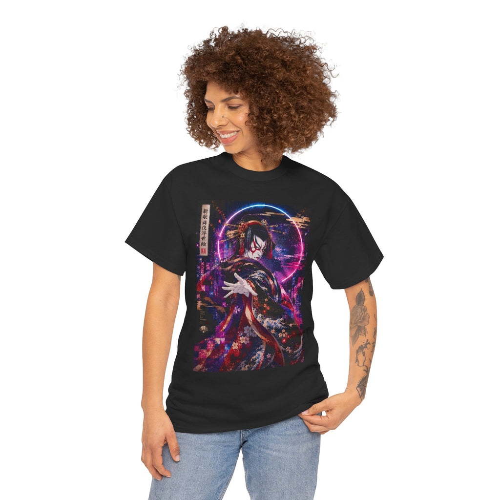 Anime Kimono Tee — Neon Samurai Aesthetic