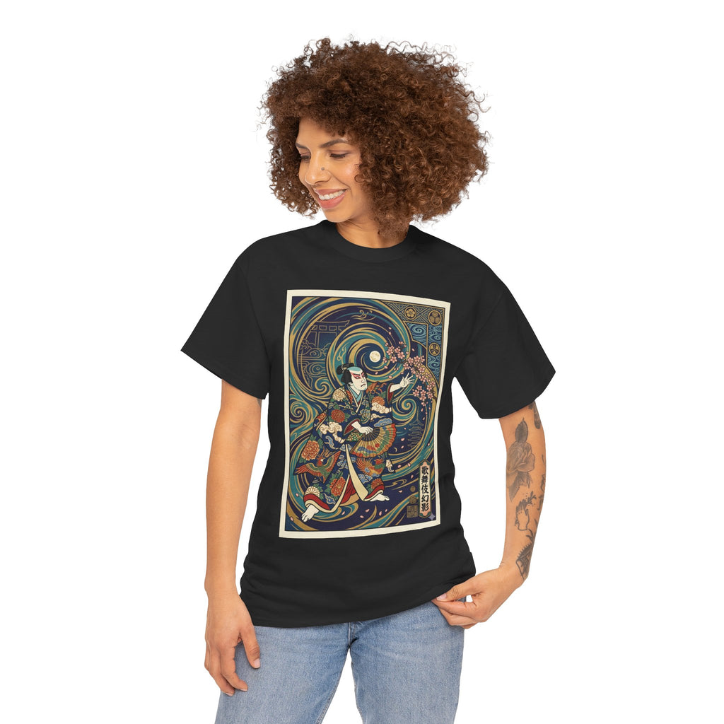 Mythic Dancer Graphic Tee — Vintage Japanese Ukiyo-e Style