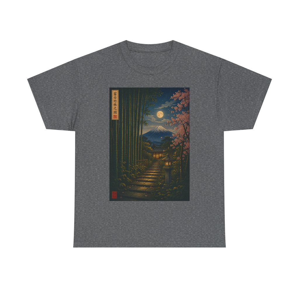 T‑Shirt — Moonlit Japanese Garden Print