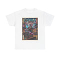 Cyber Samurai T‑Shirt — Neon Tokyo Warrior Graphic Tee