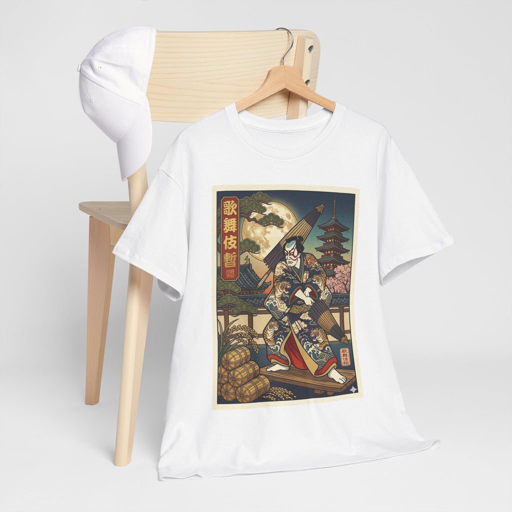 Samurai Ukiyo-e Graphic Tee — Vintage Japanese Warrior Art T-Shirt