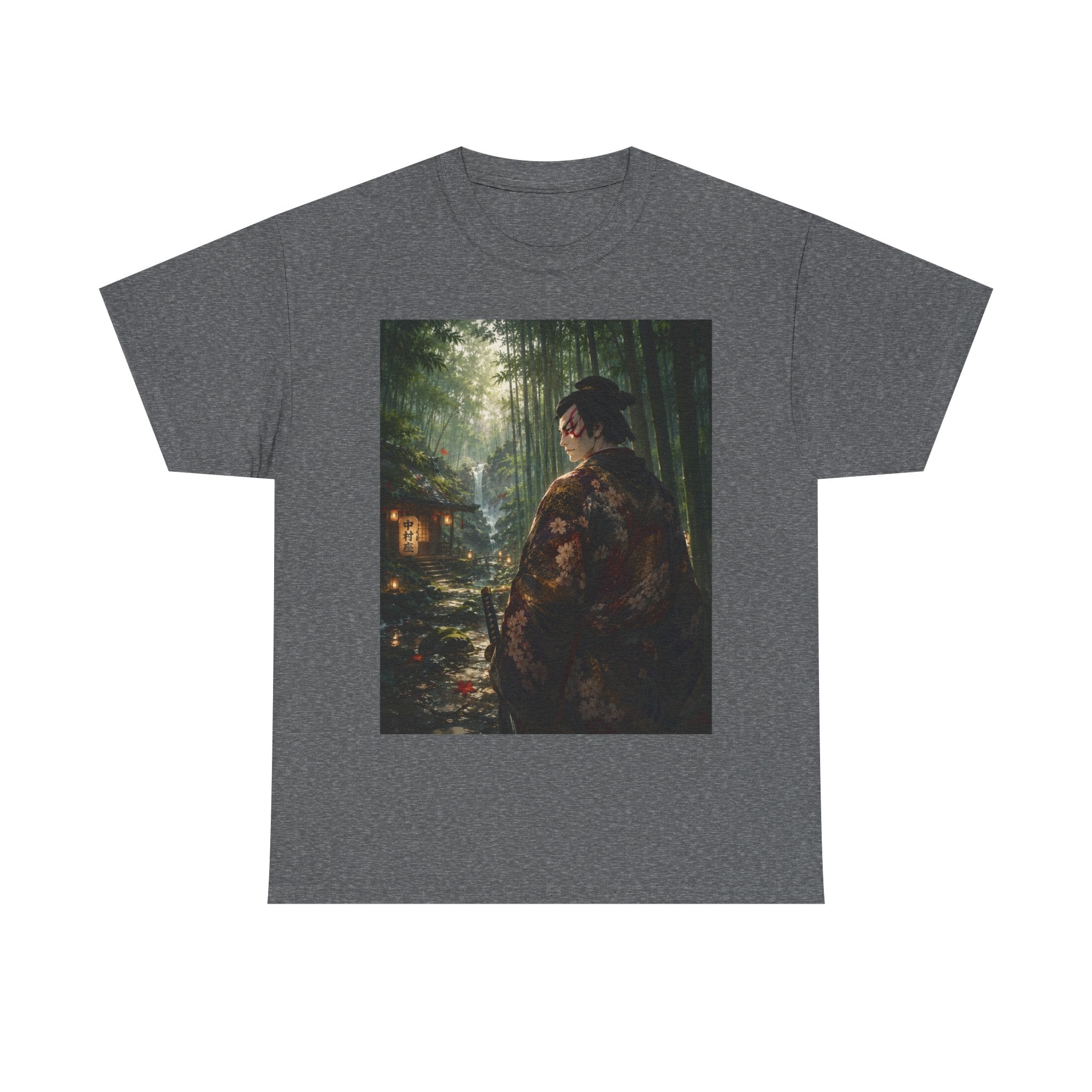 Japanese Geisha Forest Night T-Shirt