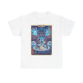 Retro Cyberpunk Fight Scene T-Shirt — Neon Samurai vs Ronin Graphic Tee